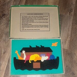 Vintage Lauri crepe puzzle Noah’s Ark 2175 with box